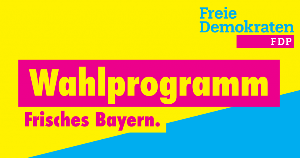 Wahlprogramme für Landtagswahl 2018 in Bayern